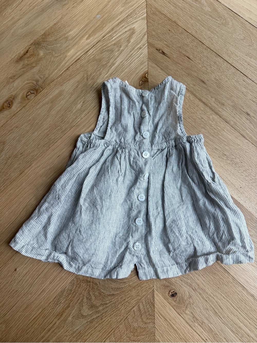 Marlow and Mae button baby dress